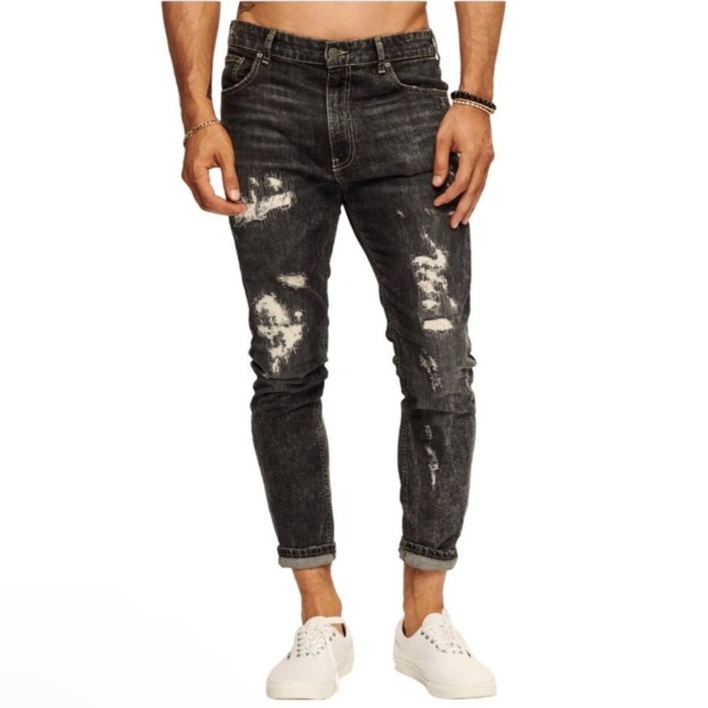 SER.OY.A Diego Jean Adult W29 x L27 Black Phoenix Denim Slim Ankle Men